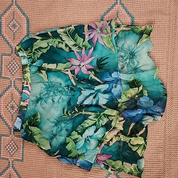 🔴 🔚🔜 SALE 💯 Silk VTG Dianne Gilman Midi Skirt - Picture 8 of 8